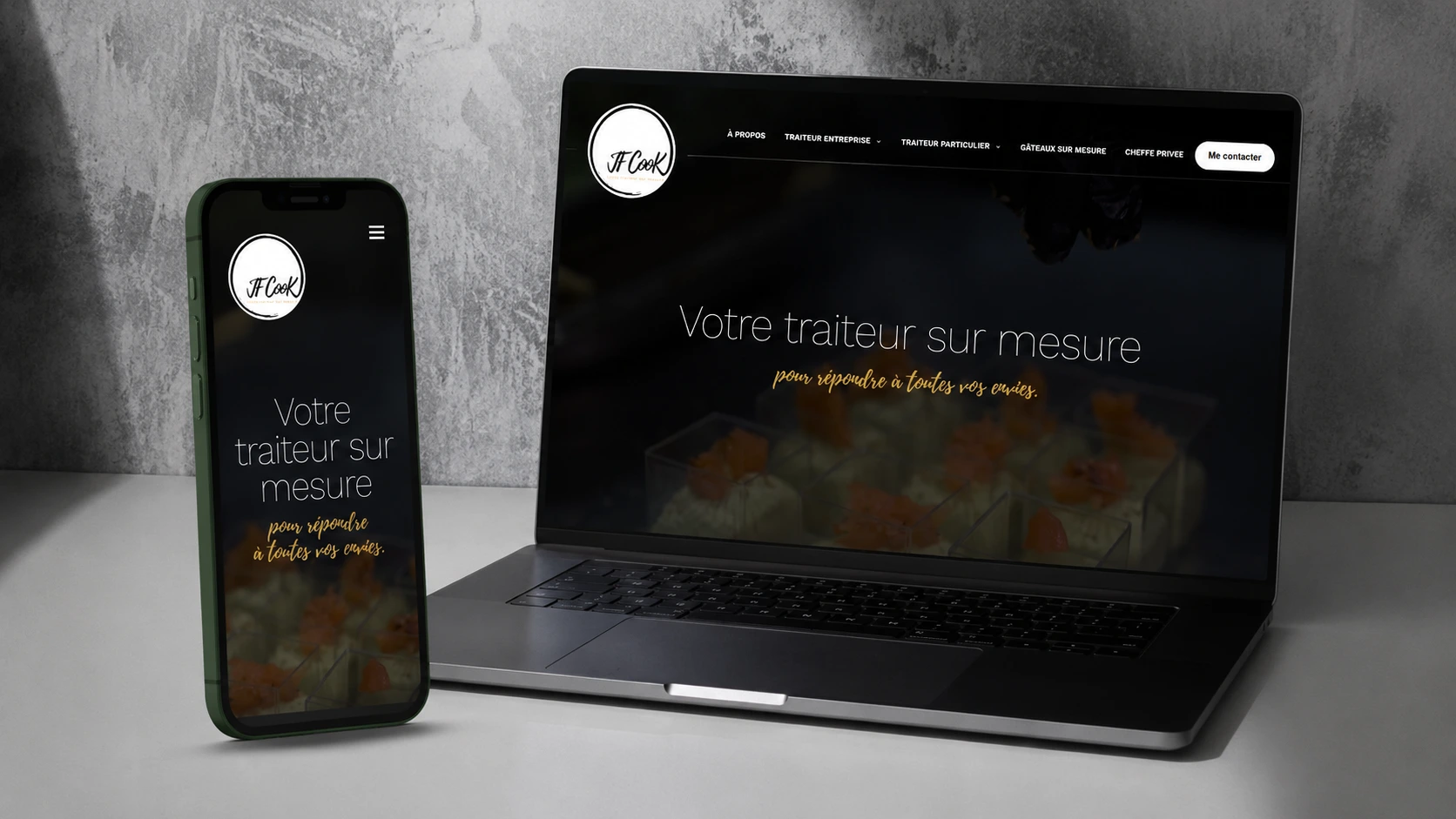 Page d'accueil du site de JFCook